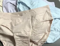 嫚熙（EMXEE）内裤女抑菌低腰托腹怀孕早中晚期月子无痕棉内裤4条装组合L 实拍图