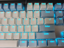 达尔优（dareu）EK815机械合金键盘 有线键盘 游戏键盘 108键单光 男生女生 电脑键盘  白色蓝色 青轴 实拍图