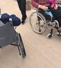 鱼跃 (yuwell)手动轮椅车H062折叠老人轻便免充气铝合金旅行手推代步 实拍图