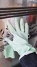 妙洁灵巧型乳胶手套 4双 中号 喷绒内里 防水防滑皮 厨房洗碗洗衣 实拍图
