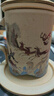 万仟堂高档办公杯 陶瓷水杯茶水分离杯泡茶杯敦煌联名茶具礼盒杯子逐鹿 实拍图