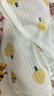 童泰（TONGTAI）婴儿连体衣夏薄款纯棉男女宝宝衣服无骨哈衣提花爬服黄色73cm 实拍图