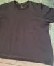 立蒙（LIMENG）男女装素色180g全棉短袖t恤圆领宽松体恤打底衫 深灰 2XL 实拍图