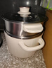 美的（Midea）电煮锅 电火锅 电热锅 电炒锅 分体式可拆洗 2.6L小电锅 学生宿舍多功能锅泡面锅 XZC2088S 配蒸笼 实拍图