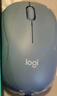 罗技（Logitech）M221 轻音鼠标 无线鼠标 办公鼠标 对称鼠标 带无线微型接收器 雾霭蓝 实拍图