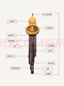 相思鸟葫芦丝乐器 三音C调 防摔白铜紫竹可拼插葫芦丝小学生c调初学  实拍图