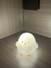 卡通小鸡仔小夜灯高颜值卧室可爱装饰发光玩具儿童生日分享小礼物 小鸡仔/白色 实拍图