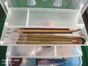 六品堂国画套装初学者12色中国画用品工具全套水墨画入门高级工笔画小学生儿童毛笔国画颜料19件套 实拍图