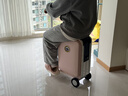 爱尔威（Airwheel）电动行李箱可骑行智能拉杆登机箱可坐可代步20英寸 SL豪华版一粉 实拍图