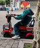 艾特英老年代步电动车四轮车家用老人助力电瓶车残疾人代步车可坐三人 【A90】800W/48V25A锂电池约90里 实拍图