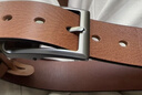 京东京造进口真皮针扣皮带 头层牛皮男士腰带2026新款礼物送男友老公爸爸 实拍图