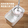 美丽雅旋转拖把带桶一套洗脱一体家用一拖净免手洗吸水拖地墩布共2拖布 实拍图