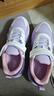 鸿星尔克（ERKE）童鞋男女童运动鞋儿童缓震轻便跑鞋淡紫粉/微晶白/神秘紫38 实拍图
