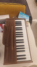 贝初众儿童钢琴玩具男女孩电子琴一岁宝宝婴儿早教益智玩具周岁生日礼物 礼盒充电款【37键+乐谱+琴贴】  1-3-6岁木质小钢琴2岁4岁2026火的最玩具 实拍图