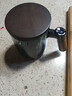 玻璃泡茶杯山峦杯办公水杯防烫隔热茶水分离飘逸杯礼物 烟灰色-530ml 实拍图