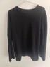 JEANSWEST LIFE真维斯长袖t恤男潮春秋纯棉白色打底衫学生宽松圆领纯色内搭上衣A 实拍图