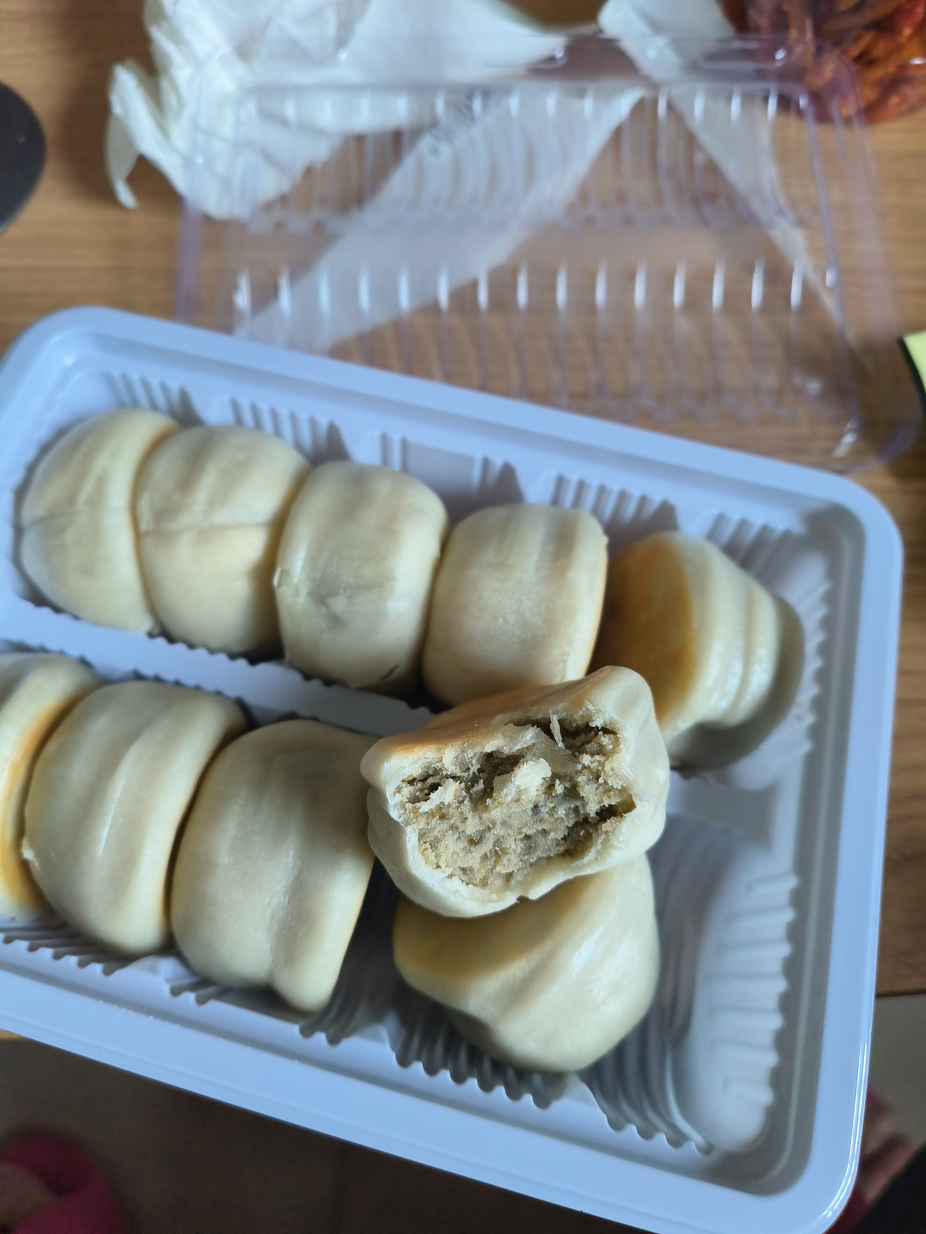 九度七0蔗糖冰皮绿豆饼糕点早餐传统老式下午茶办公室零食330g 源头直发 实拍图