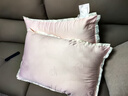 紫罗兰蚕丝枕头枕芯 成人护颈椎家用低枕儿童薄睡眠单人睡觉助眠 【已质检】 A类 一对 粉色 低枕 3cm -睡下高度 48*74cm成人枕 实拍图