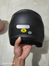 凤凰（Phoenix）新国标A类3C认证电动车摩托车头盔双镜片防雾防风保暖哑黑 男女四季通用电瓶车3/4半盔冬季安全帽 实拍图