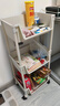 顺优推车置物架落地可移动书籍收纳架零食多功能厨房蔬菜架三层SY-116 实拍图