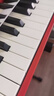 卡西欧（CASIO）电钢琴EPS130红色电子数码钢琴88键重锤初学单机+木琴架+礼包 实拍图