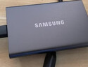 三星（SAMSUNG）2TB Type-c USB 3.2 移动固态硬盘（PSSD） T7 灰色 NVMe传输速度1050MB/s 手机直连Mac mini外接 实拍图