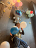 欧妮姿生日场景布置男孩生日气球道具氛围布置场景派对装饰快乐太空拉旗 实拍图