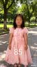 女童公主裙夏季连衣裙儿童礼服蓬蓬裙拖尾泡泡袖表演裙高档绣花裙 粉红色拖尾连衣裙 110 实拍图