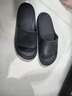 朴西香蕉船凉拖鞋女士浴室不易滑居家室内四季情侣拖鞋男 黑色 44-45 实拍图