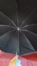 天堂 防晒晴雨伞三折 晴雨伞加大加固防晒晴雨两用经典商务 黑色 实拍图