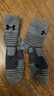 安德玛（Under Armour）篮球袜子 运动袜男女 跑步羽毛球防臭袜中筒棉袜 组合色L码三双装 实拍图