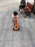 babycare儿童滑板车2-6岁二合一折叠童车重力转向宝宝可坐生日礼物 脉冲橙 实拍图