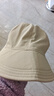 雅鹿赵露思同款遮阳防晒帽女渔夫帽大头围帽子女春夏季鸭舌帽薄款 实拍图
