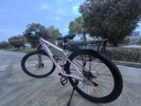 凤凰（Phoenix） 上海凤凰山地自行车成人男士女式学生变速宽胎越野赛车公路单车 钢架辐条轮粉【省力全轴承】 26寸24速【参考:158-188cm】 实拍图