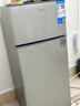 日普（RIPU）小冰箱迷你小型双门家用一级能效宿舍出租房办公室节能省电冷藏冷冻电冰箱 【一级能效】96升银色【小巧不占地】 实拍图