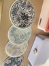 富居餐垫杯垫桌垫复古ins风杯垫隔热垫子4片装 17*17cm 实拍图
