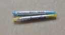 uni三菱 双头荧光记号笔 学生作业手账绘画标记笔彩色笔 细0.4mm粗4mm PUS-103T 1支/袋 浅蓝色 实拍图
