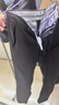 传棨 西裤男修身免烫西服裤商务休闲面试上班西装裤男士职业正装裤子 黑色常规款 29(2.2尺) 实拍图