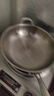 铿锵316不锈钢炒锅圆底炒锅凹面电磁炉专用炒锅平底无涂层不粘炒菜锅 圆底炒锅【316无涂层】无盖 32cm 实拍图