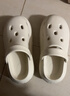 朴西奶酪踩屎感洞洞鞋女厚底凉鞋沙滩包头拖鞋外穿情侣 象牙白 35-36 实拍图