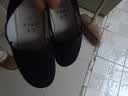 3514老北京布鞋一脚蹬劳保布鞋工作鞋轻便爸爸鞋传统男布鞋 黑色41 实拍图