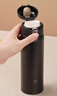 京东京造保温杯 水杯子男女儿童学生316不锈钢【一键弹盖】黑色480ml 实拍图
