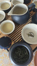 京东京造 茶具整套 功夫茶具陶瓷套装茶壶茶杯茶盘【黑陶提梁壶】 12件套  实拍图