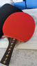 红双喜（DHS）五星乒乓球拍横拍R5002C碳素底板双面反胶弧圈结合快攻成品单拍 实拍图