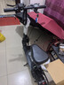 绿源【向往的生活推荐品牌】电动滑板车锂电池便携可折叠电动车成人两轮代步车迷你电动车 48V/黑色/110-130里/800W/带座 实拍图