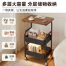 姗姗木艺茶几客厅小型床边柜床头柜卧室可移动置物架家用边几小柜子 实拍图