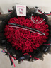 来一客鲜花速递99朵红玫瑰花束生日礼物表白送女友全国同城配送 99朵红玫瑰芭蕾风爱心花束 实拍图