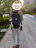 ERGObaby二狗背带婴儿抱娃神器四季透气外出旅行遛娃神器解放双手 Omni Deluxe石墨灰送口水巾 实拍图