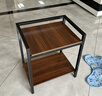 姗姗木艺茶几麻将桌茶水柜小桌子可移动茶水架置物架边几沙发边桌 实拍图