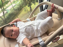 贝瑞加（Babyprints）婴儿连体衣2件夏季短袖婴儿衣服新生儿纯棉哈衣轻薄爬服 白蓝73 实拍图